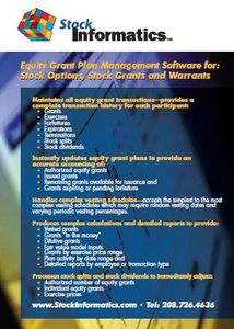 Stock Informatics brochure image