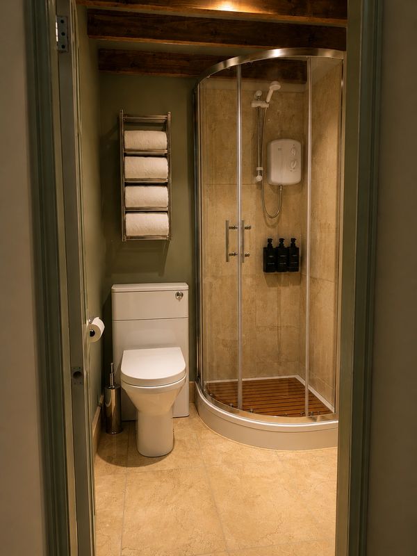 Completed bathroom renovation with shower installation in Scarborough, Filey and surrounding village