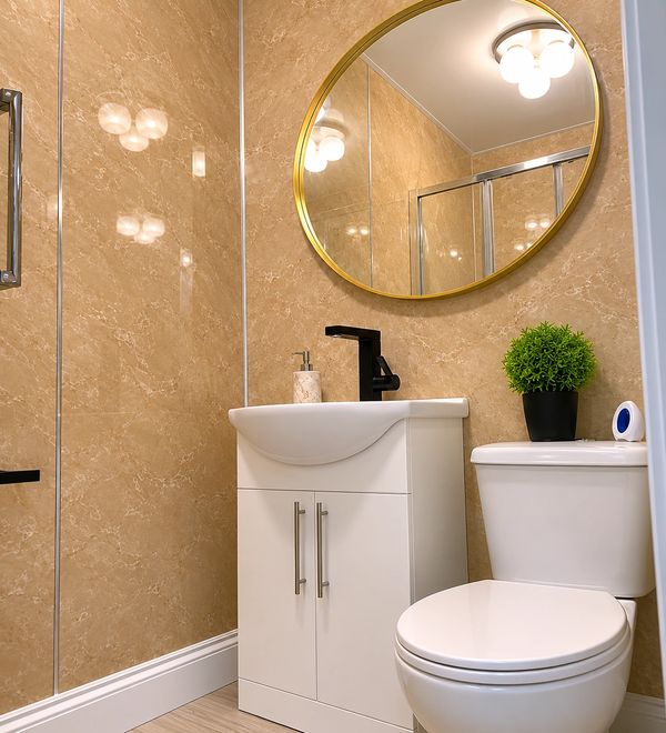 Bathroom renovation with sink, tap, toilet in Scarborough, Filey and surrounding villages.