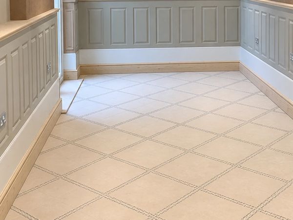 Ceramic tiled floor installation in Scarborough, Filey and surrounding villages.