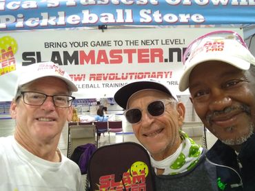 Gordon G.G. Gebert, Larry Gordon, Zorano Tubo Slam Master Pro Atlantic City Pickleball Open.