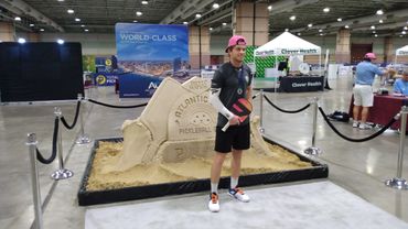 Kyle Yates at the Atlantic City Pickleball Open.