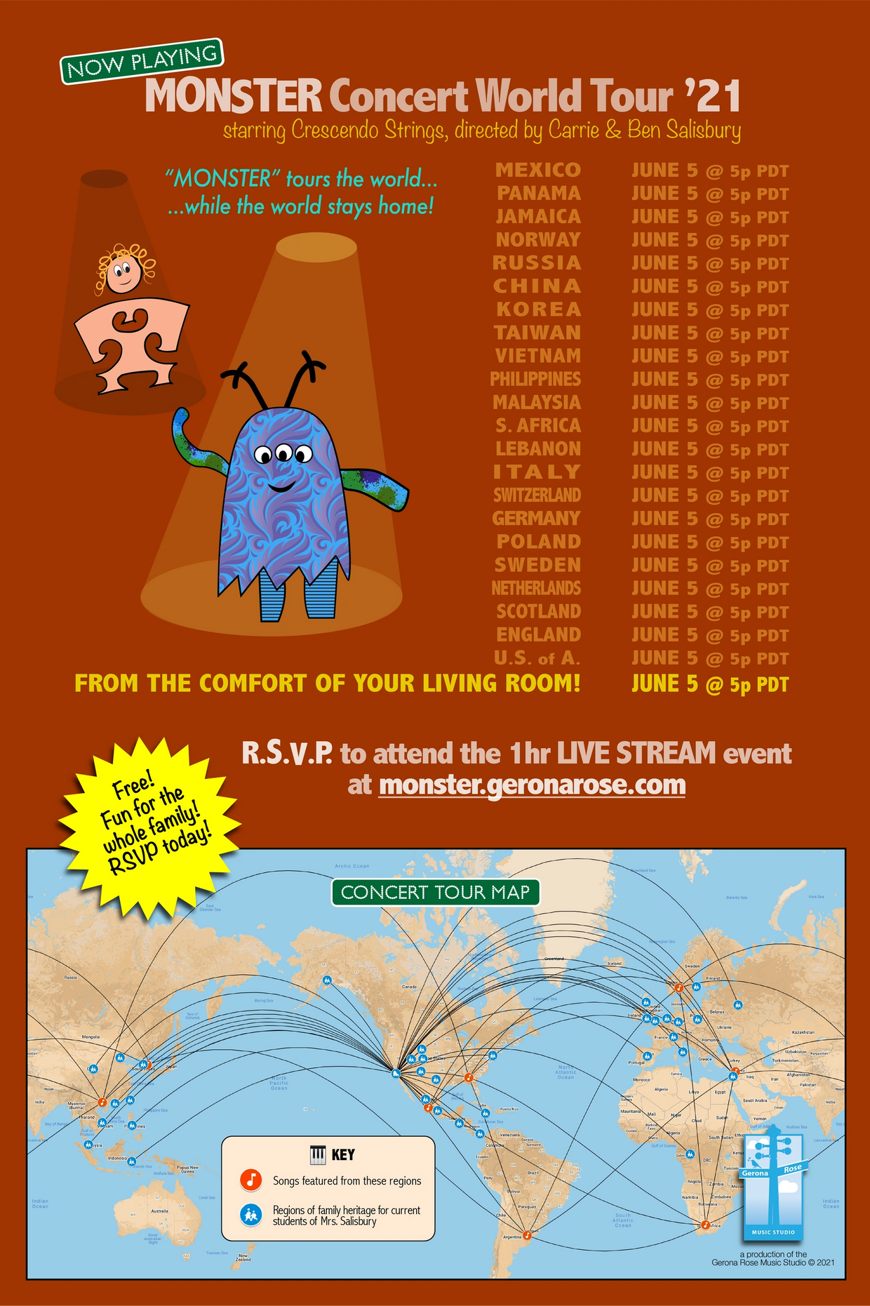 Monster Concert '21 Poster