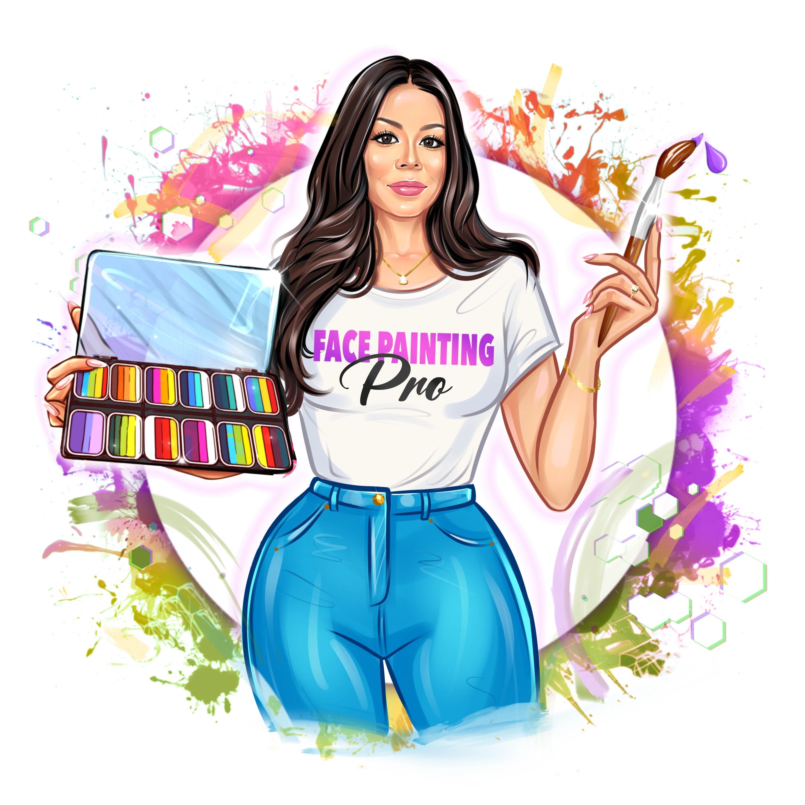 Hi! I'm Val, the owner and face painting artist of Face Painting Pro! Check out my sote and let me k