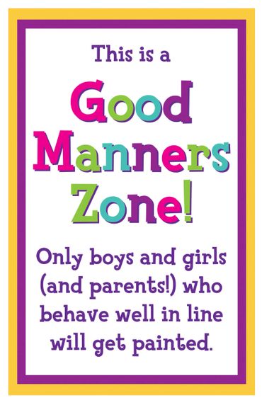 We encourage customers to display kindness before, during and after their turn!