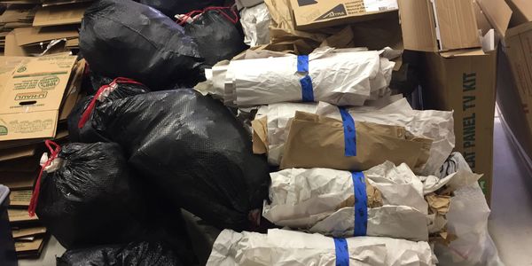 cardboard paper recycling