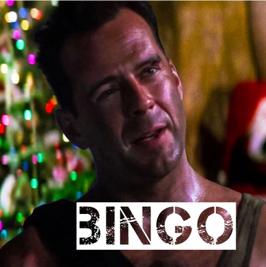 Die Hard Christmas event BINGO