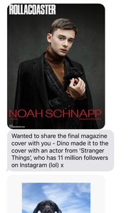 Stranger things Noah Schnapp dachshund