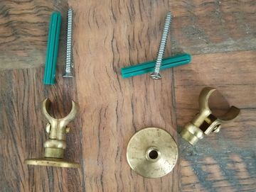 Brass pillar clips
