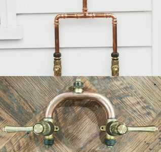 Brass & copper outdoor shower products