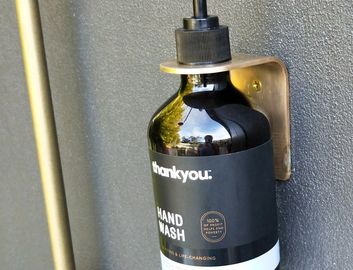 Soap bottle holder