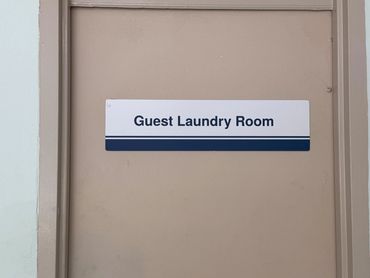 Coin Operated laundry at the extended Stay hotel