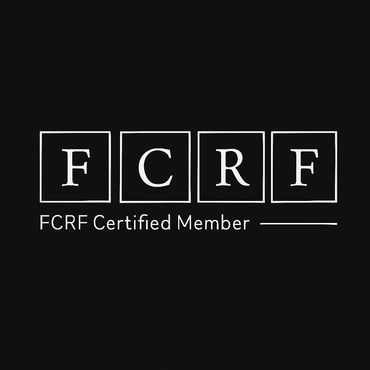 FCRF Certified Member logo on a black background.