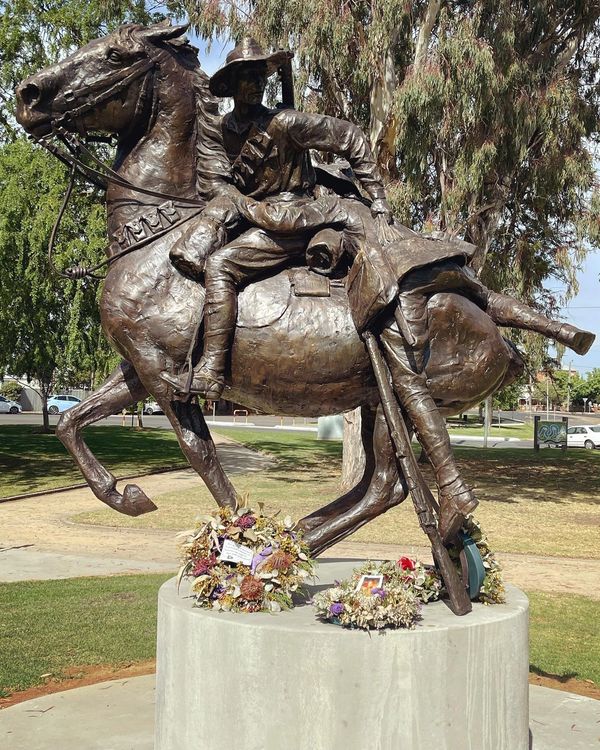 Wagga Wagga, NSW
Light Horse Memorial in the Victory Gardens