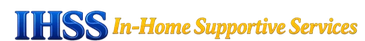 Logo for In-Home Supportive Services (IHSS).