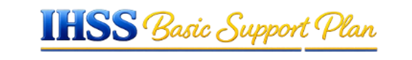 Logo with text 'IHSS Basic Support Plan'.