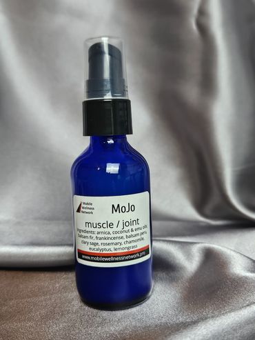 Topical oil blend for sore muscles and aching joints