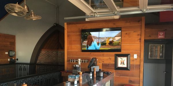 We provide Commercial TV installation and Digital Menu Boards with content creation