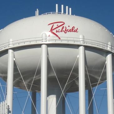 Photo : The City of Richfield Water Tower.