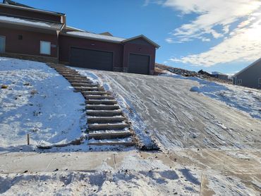 What a driveway to plow!