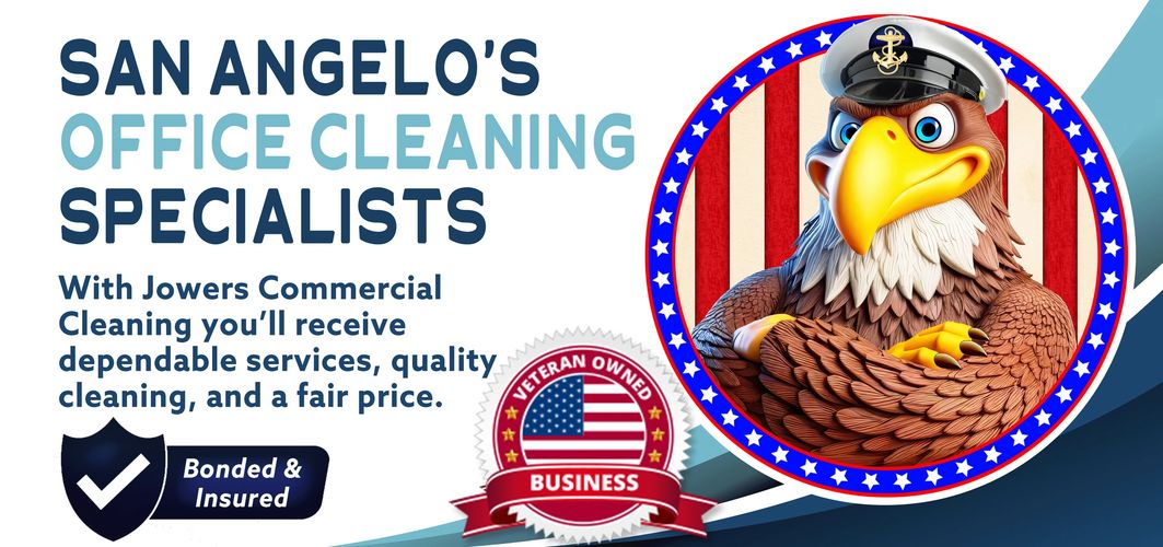 Office Cleaning Services. Bonded. Insured. Veteran-owned, local small business.