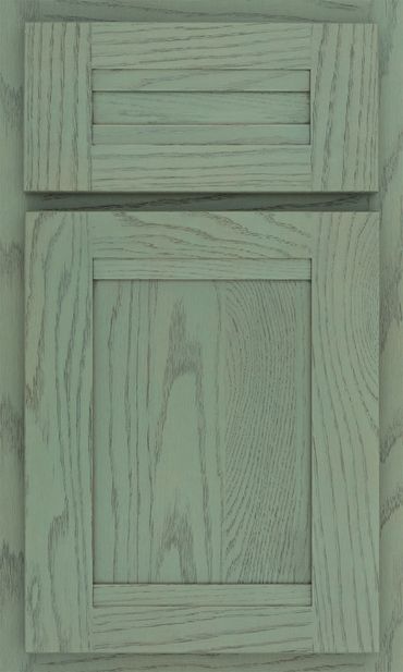 Door Style: Somerset Door
Finish: Moss on Red Oak
Drawer Front: Matching Five Piece
Shiloh