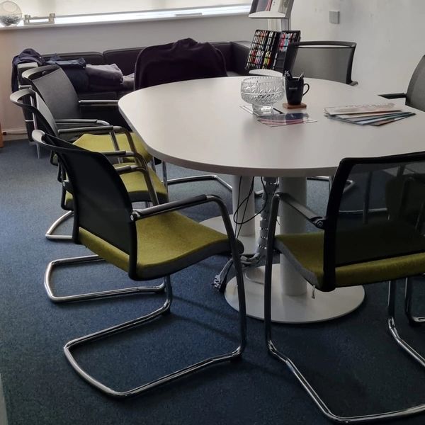 out of hours office clean for a local business