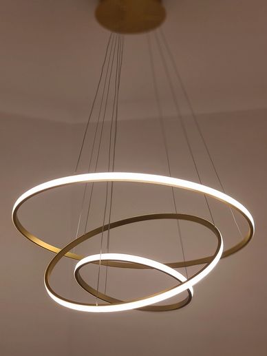LED ring pendant light