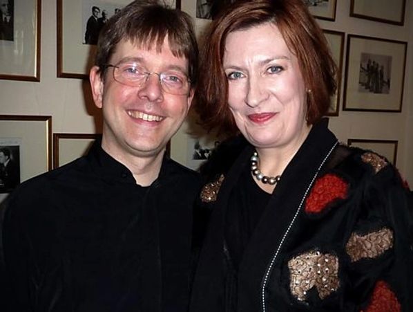 Eugene Asti and a woman