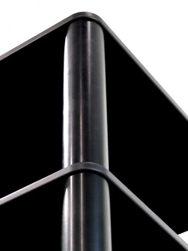 audio rack stand aluminum mono block