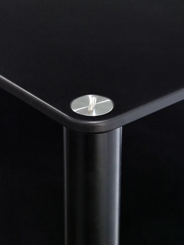 audio rack stand aluminum mono block