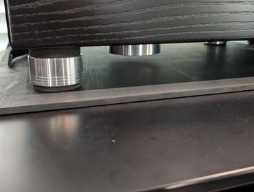 audio rack stand aluminum mono block