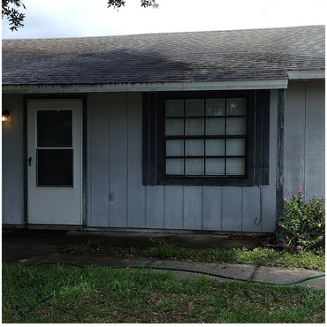 House with rotten siding