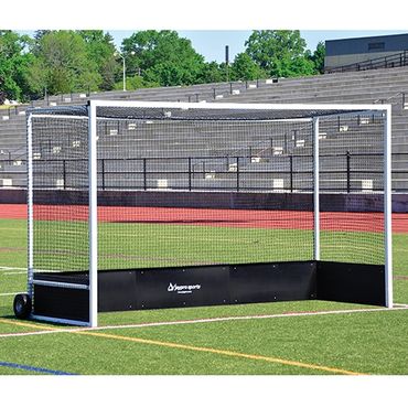 Square Aluminum with Bottom Boards Field Hockey Goal