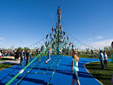 Riverview park high net climb