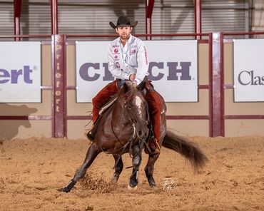 Homozygous roan stallion by Once In A Blu Boon and Adan Banuelos. From Solo Select - the very best.