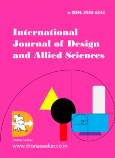 Cover of International Journal of Design and Allied Sciences.