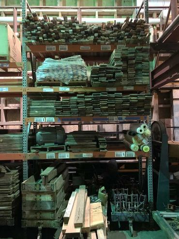 Salvaged oak wood pieces