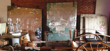 Salvaged industrial materials, fire doors, warehouse doors, barn doors