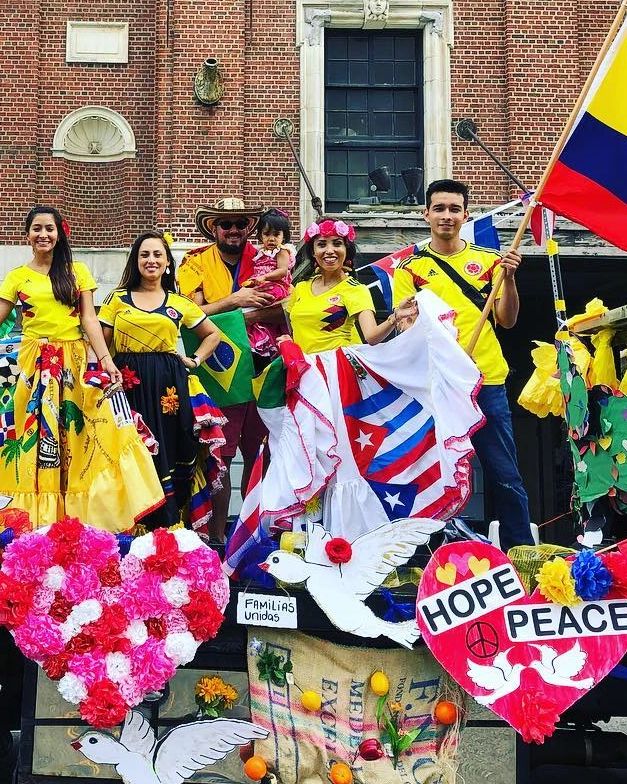 Colombianos en Buffalo, Colombia en Buffalo, NY. Colombianos unidos. Representing Colombia. 