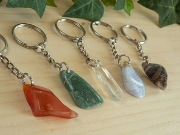 Gemstone Keychains