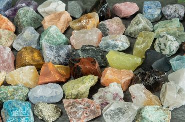 Rough tumbling or collecting stones