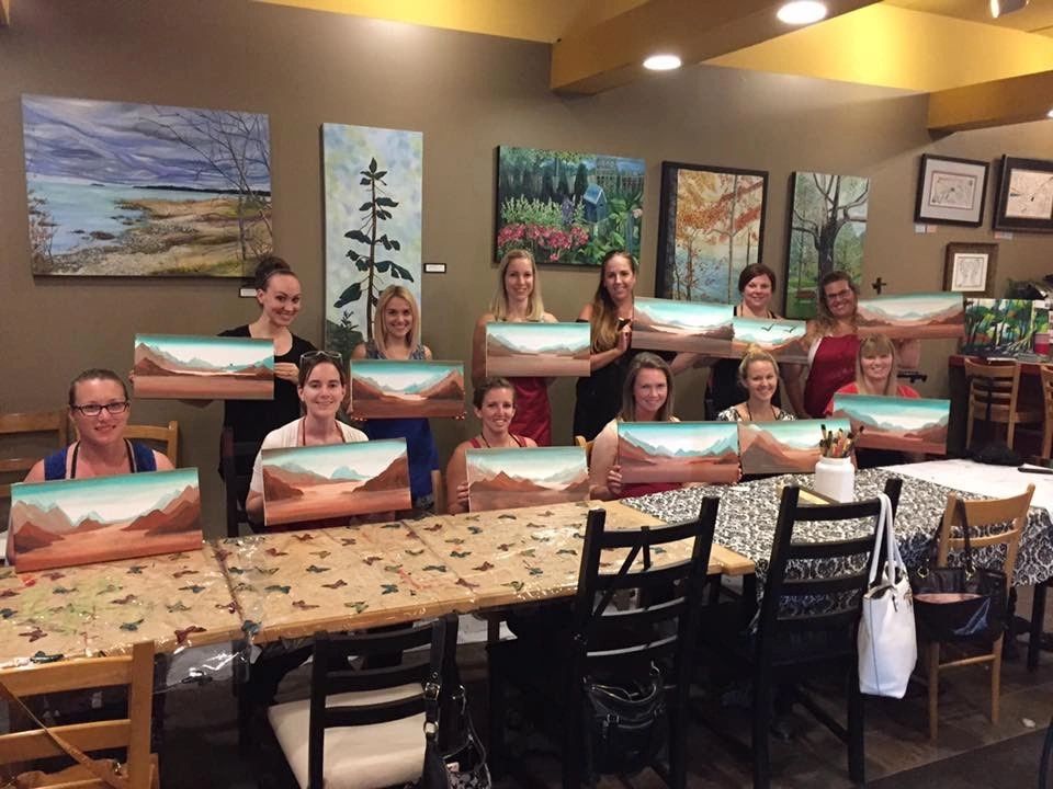 Paint Night in Hamilton Artfully You Artfully You