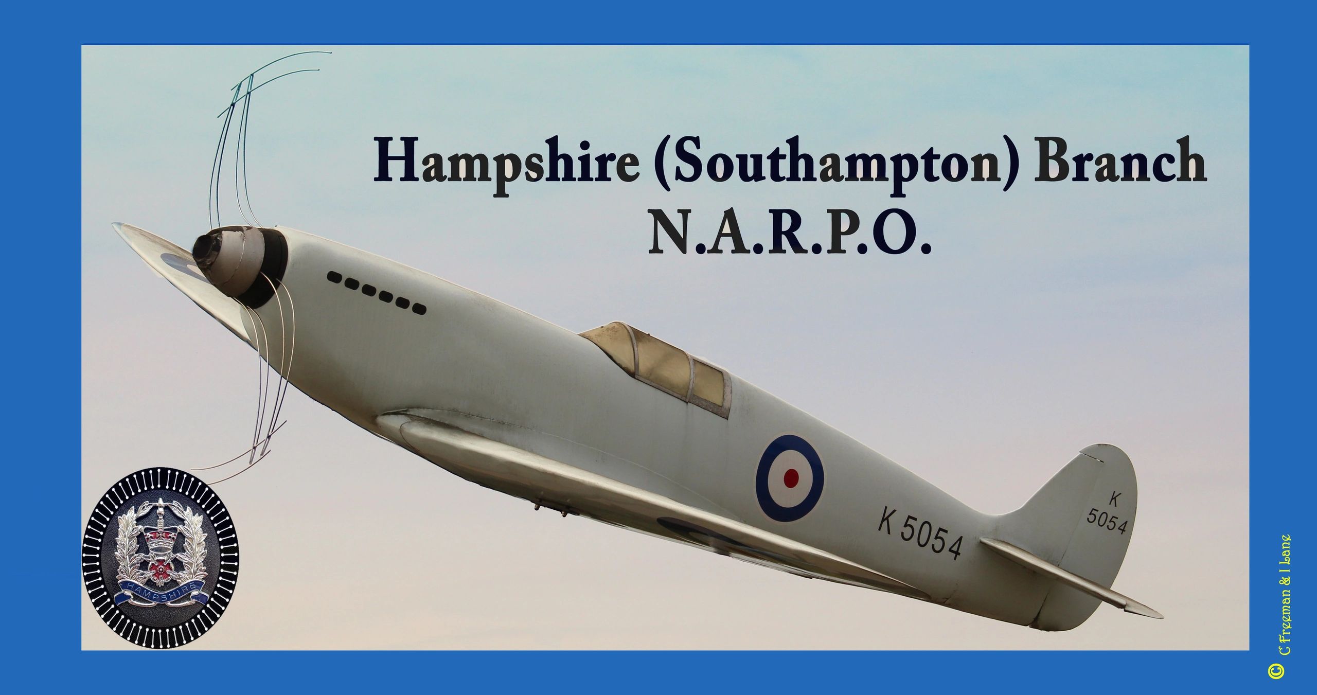 The first Spitfire to fly from Eastleigh (Southampton) Airport tribute composite picture.