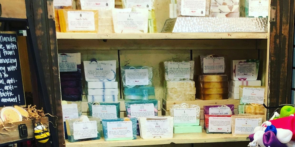 Milagros soap company at The trunk