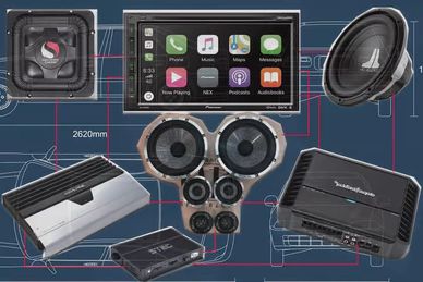 Audio, backup cameras, subwoofers