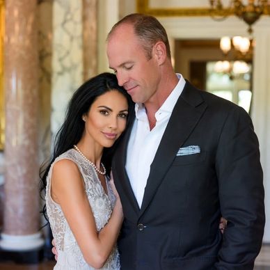 A visually appealing couple, whose physical attributes harmoniously complement each other.