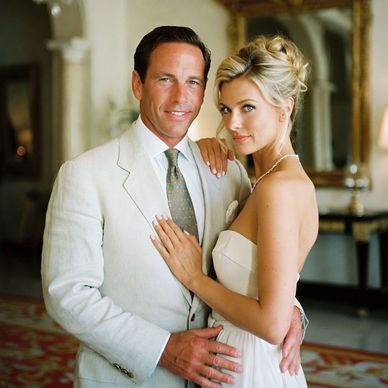 A visually appealing couple, whose physical attributes harmoniously complement each other.