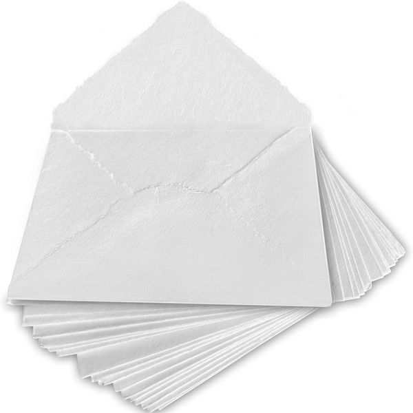 Handmade 300 GSM cotton paper envelopes in A6 size, crafted for a unique and elegant look