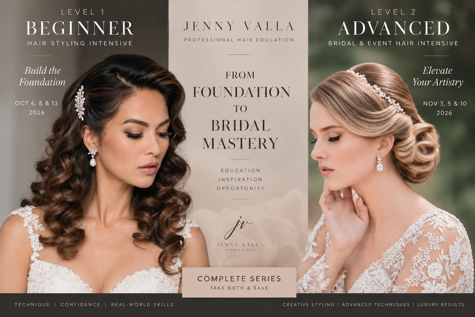 PROFESSIONAL HAIR EDUCATION
Build Your Skills. Elevate Your Artistry. for makeup artists, hairstylis